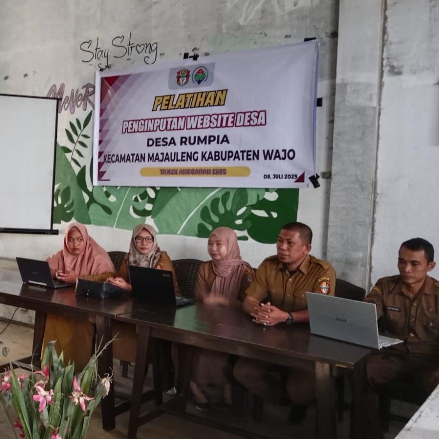 Pelatihan Penginputan Website Desa